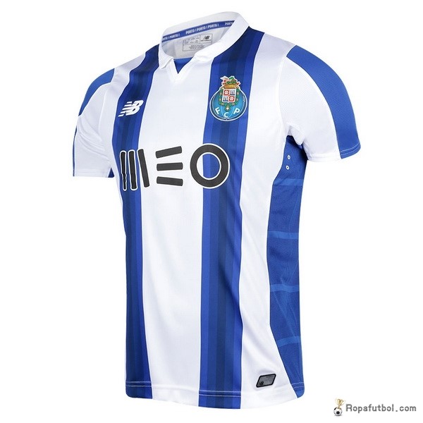 Camiseta FC Oporto Replica Primera Ropa 2016/17 Blanco Azul